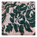 jersey knit fabric green burnout velvet fabric velvet fabric for clothes